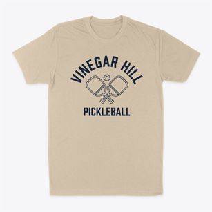 Vinegar Hill North Carolina Pickleball Classic Dad T-Shirt
