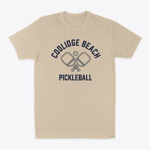 Coolidge Beach New York Pickleball Classic Dad T-Shirt