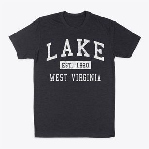 Lake West Virginia Classic Established Classic Dad T-Shirt