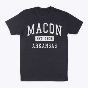 Macon Arkansas Classic Established Classic Dad T-Shirt