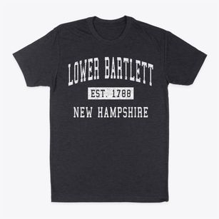 Lower Bartlett New Hampshire Classic Established Classic Dad T-Shirt