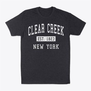 Clear Creek New York Classic Established Classic Dad T-Shirt