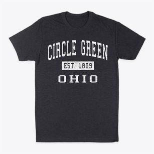 Circle Green Ohio Classic Established Classic Dad T-Shirt