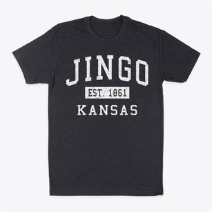 Jingo Kansas Classic Established Classic Dad T-Shirt