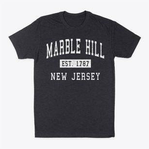 Marble Hill New Jersey Classic Established Classic Dad T-Shirt