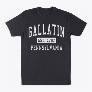 Gallatin Pennsylvania Classic Established Classic Dad T-Shirt