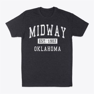 Midway Oklahoma Classic Established Classic Dad T-Shirt