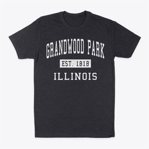 Grandwood Park Illinois Classic Established Classic Dad T-Shirt