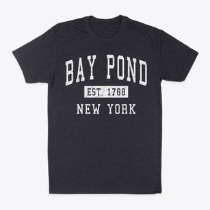 Bay Pond New York Classic Established Classic Dad T-Shirt