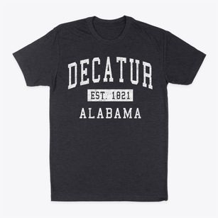 Decatur Alabama Classic Established Classic Dad T-Shirt