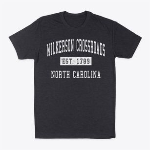 Wilkerson Crossroads North Carolina Classic Established Classic Dad T-Shirt