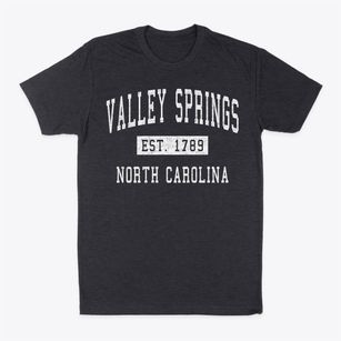 Valley Springs North Carolina Classic Established Classic Dad T-Shirt