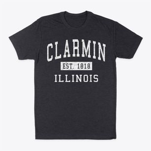 Clarmin Illinois Classic Established Classic Dad T-Shirt