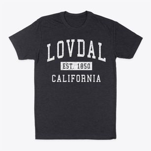 Lovdal California Classic Established Classic Dad T-Shirt