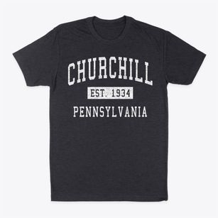 Churchill Pennsylvania Classic Established Classic Dad T-Shirt