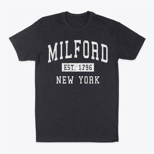 Milford New York Classic Established Classic Dad T-Shirt