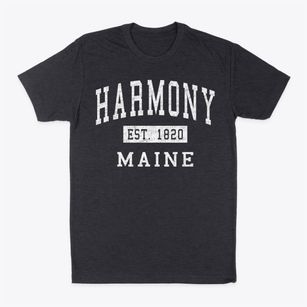 Harmony Maine Classic Established Classic Dad T-Shirt