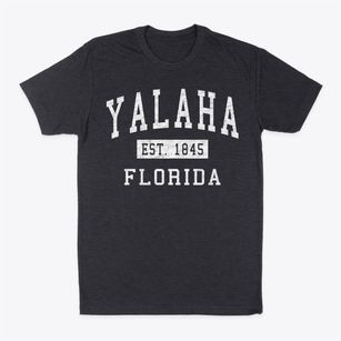 Yalaha Florida Classic Established Classic Dad T-Shirt