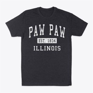 Paw Paw Illinois Classic Established Classic Dad T-Shirt