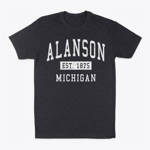 Alanson Michigan Classic Established Classic Dad T-Shirt