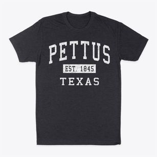 Pettus Texas Classic Established Classic Dad T-Shirt