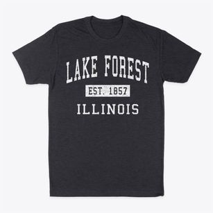 Lake Forest Illinois Classic Established Classic Dad T-Shirt