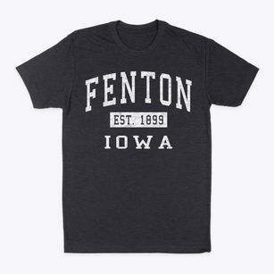 Fenton Iowa Classic Established Classic Dad T-Shirt