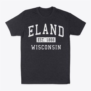 Eland Wisconsin Classic Established Classic Dad T-Shirt