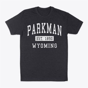 Parkman Wyoming Classic Established Classic Dad T-Shirt