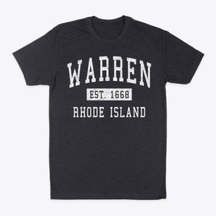 Warren Rhode Island Classic Established Classic Dad T-Shirt