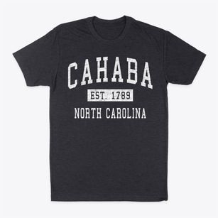 Cahaba North Carolina Classic Established Classic Dad T-Shirt