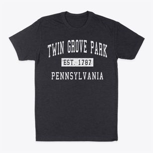 Twin Grove Park Pennsylvania Classic Established Classic Dad T-Shirt
