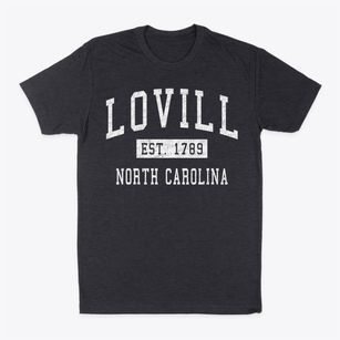 Lovill North Carolina Classic Established Classic Dad T-Shirt