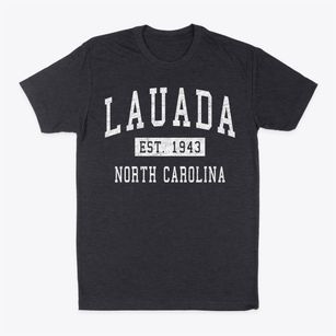 Lauada North Carolina Classic Established Classic Dad T-Shirt