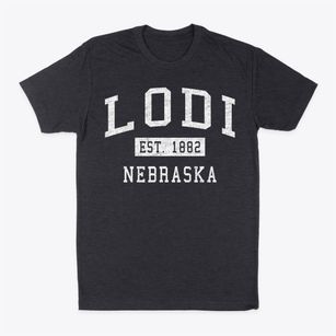 Lodi Nebraska Classic Established Classic Dad T-Shirt