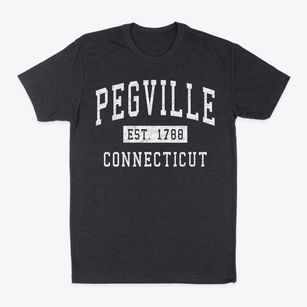 Pegville Connecticut Classic Established Classic Dad T-Shirt