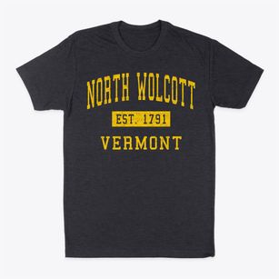 North Wolcott Vermont Classic Established Classic Dad T-Shirt