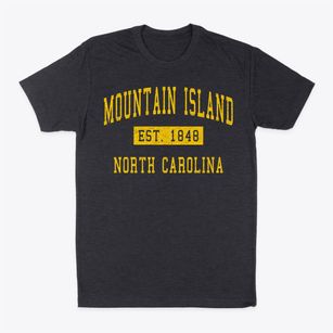 Mountain Island North Carolina Classic Established Classic Dad T-Shirt