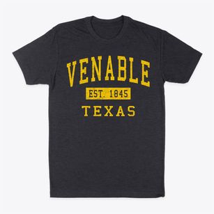Venable Texas Classic Established Classic Dad T-Shirt