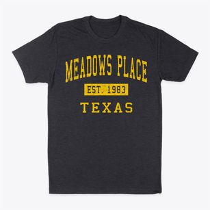 Meadows Place Texas Classic Established Classic Dad T-Shirt