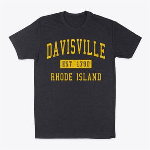 Davisville Rhode Island Classic Established Classic Dad T-Shirt