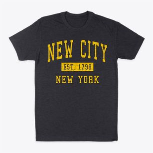New City New York Classic Established Classic Dad T-Shirt