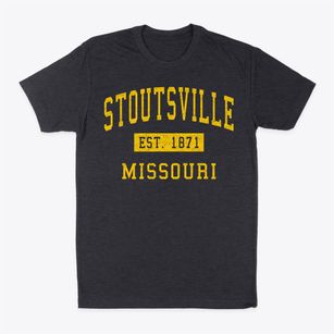 Stoutsville Missouri Classic Established Classic Dad T-Shirt