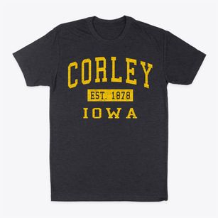 Corley Iowa Classic Established Classic Dad T-Shirt
