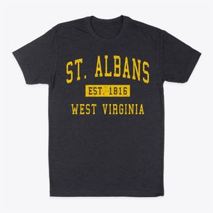 St. Albans West Virginia Classic Established Classic Dad T-Shirt
