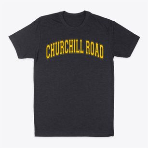 Churchill Road Elementary School Varsity Arch Classic Dad T-Shirt
