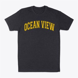 Ocean View Junior High School Varsity Arch Classic Dad T-Shirt