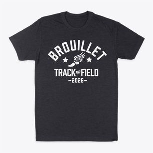 Brouillet Elementary School Track and Field Classic Dad T-Shirt