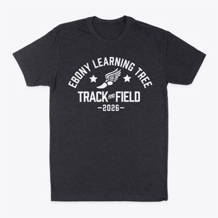 Ebony Learning Tree School Track and Field Classic Dad T-Shirt