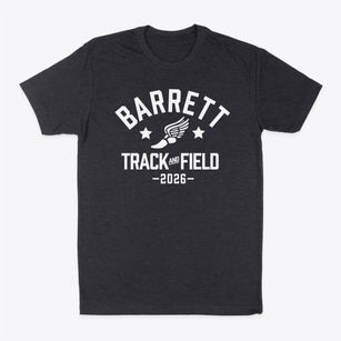 Barrett Elementary School Track and Field Classic Dad T-Shirt